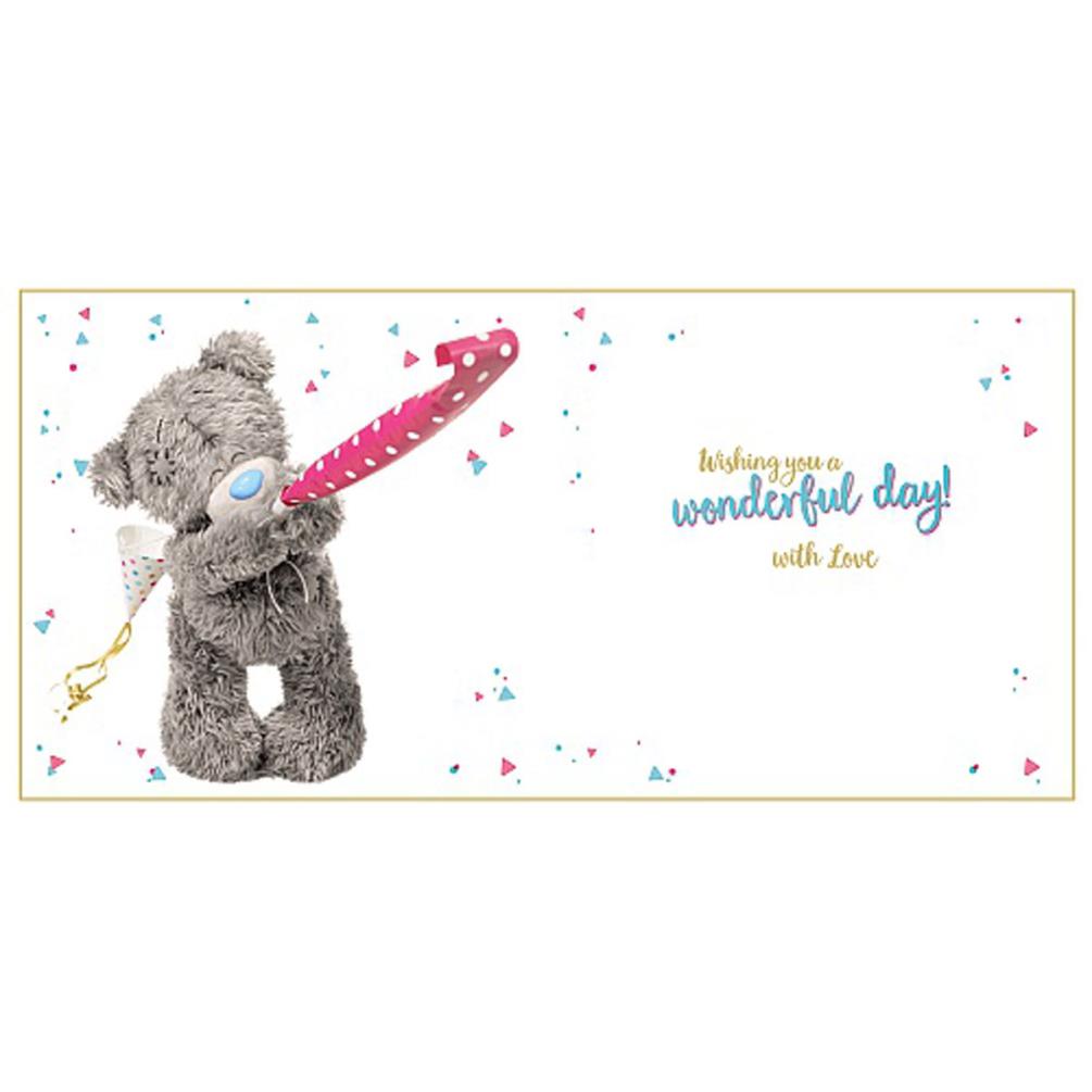 3D Holographic With Party Whistle Me to You Bear Birthday Card Extra Image 1